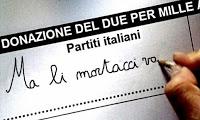 Il PD è stato il più finanziato dei partiti con il sistema del 2 per mille!