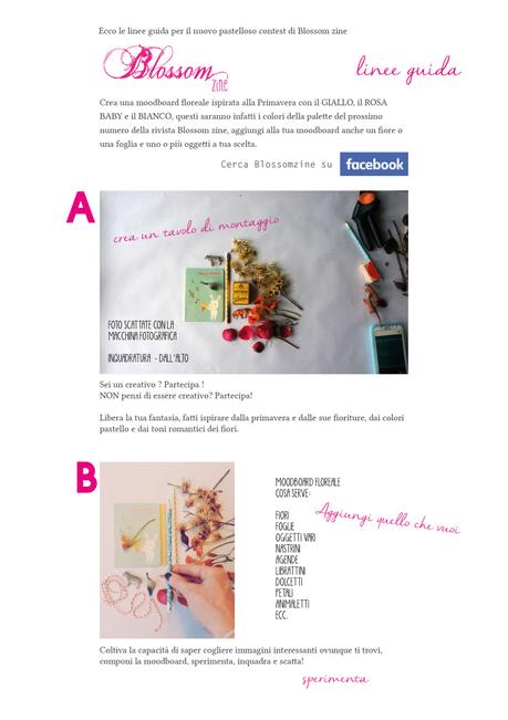 Nuovo Contest color pastello di Blossom zine