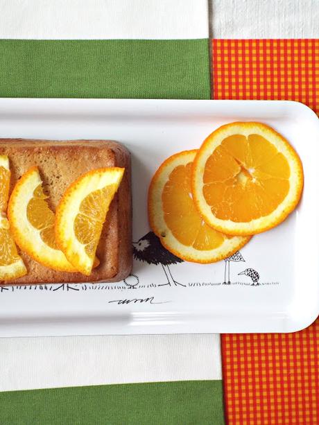 Plumcake all'arancia e profumo di vaniglia con solo albumi