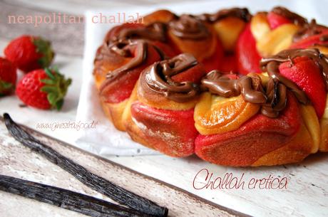 challah cacao, vaniglia e fragole