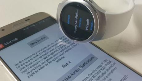 Chat Hub Samsung Gear S2