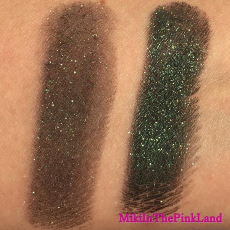 Swatches e Prime Impressioni Haul MAC: Stone, Petal Power, Smutty Green, Feel The Fever.