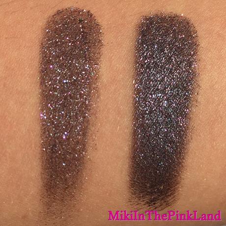 Swatches e Prime Impressioni Haul MAC: Stone, Petal Power, Smutty Green, Feel The Fever.