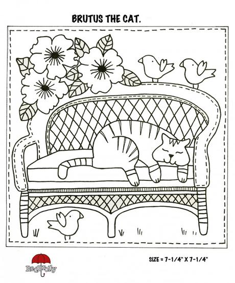 76 Disegni da ricamare / 76 free stitchery patterns, redworks and primitives