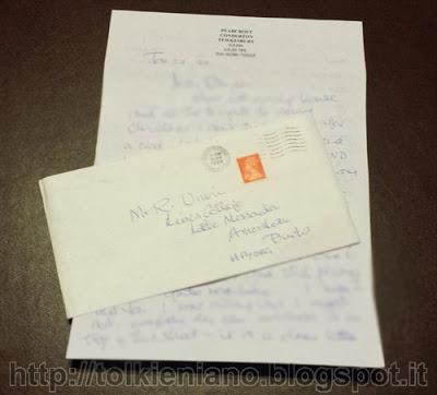 Mog di Ursula Williams con una lettera a suo cugino Rayner Unwin e una nota di Juliet O'Hea