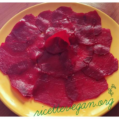 ricettevegan.org - carpaccio di rapa rossa