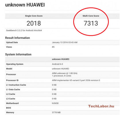 Huawei P9 potrebbe essere già tra noi: apparsi i primi benchmark