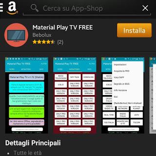Material Play TV: Guardare la Tv sul dispositivo Android grazie a un app