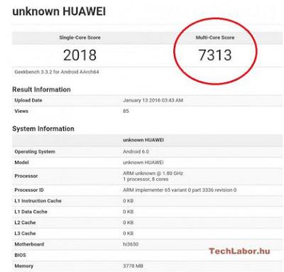 Benchmark per un presunto Huawei P9: tanta potenza per il prossimo top di gamma della casa cinese