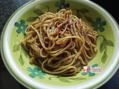 spaghetti limone e bottarga