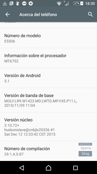 Sony Xperia C5 Ultra 29.1.A.0.87