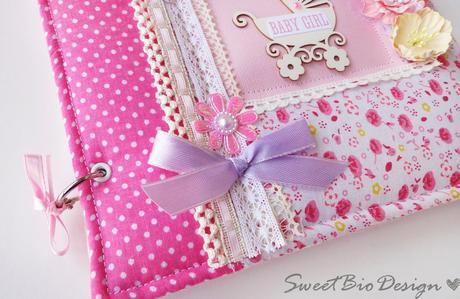Album foto Bimba con Copertina in Stoffa - Fabric Cover Baby girl photoalbum Album foto Bimba con Copertina in Stoffa - Fabric Cover Baby girl photoalbum