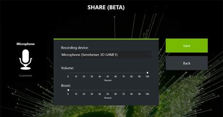 La nuova versione beta di NVIDIA GeForce Experience aggiunge nuove funzionalità per il microfono