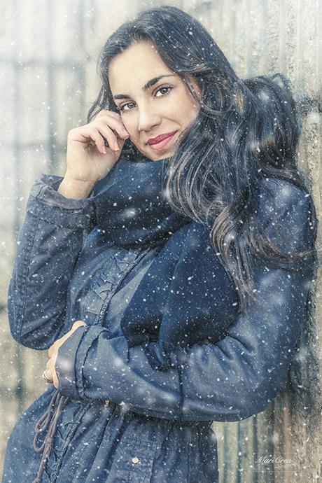 Winter outdoor portrait
