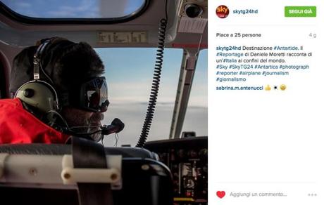 Sky TG24 HD arriva su Instagram, grazie alle foto l'informazione con tutte le notizie