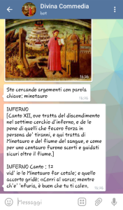 Divina Commedia Telegram Minotauro