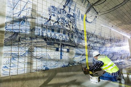 Il nuovo tunnel ciclopedonale di Amsterdam
