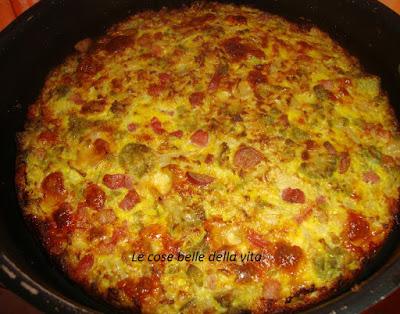 Frittata con il cavolfiore al forno