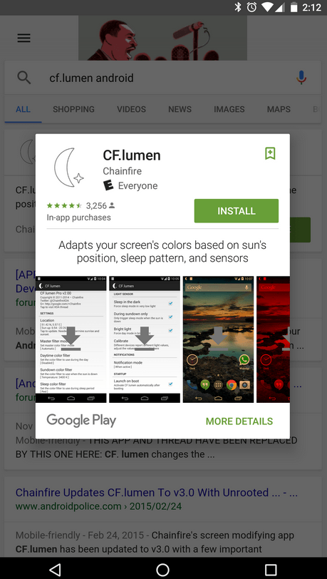 Google installazione app