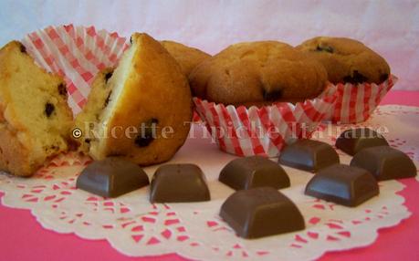 Muffin con gocce di cioccolato