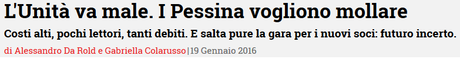 La Nuova Unirenzità sull'orlo del Nuovo Fallimento? The sooner, the better... @frondolino non ci mancherà...