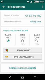 Whatsapp è gratis a vita, anzi no