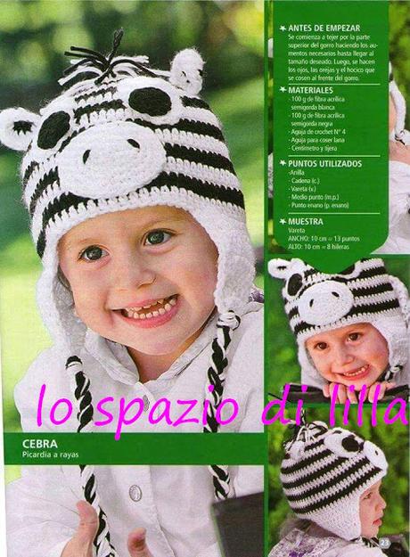 Cappelli all'uncinetto per bimbi, schemi dal mondo web / www crochet hat patterns for kiddos