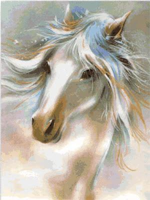 Schema a punto croce: Cavallo_3