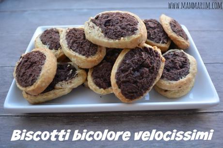 Biscotti bicolore velocissimi