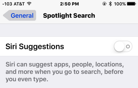 iPhone Come disattivare i suggerimenti Siri con iOS 9