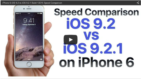 iOS 9.2.1 vs iOS 9.2 – Test di velocità