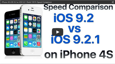 iOS 9.2.1 vs iOS 9.2 – Test di velocità