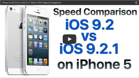iOS 9.2.1 vs iOS 9.2 – Test di velocità