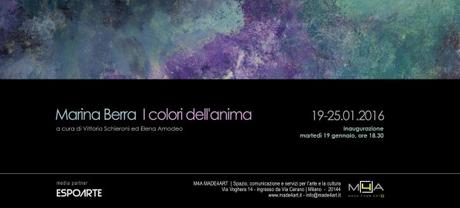 Invito Made4Art - Marina Berra - I colori dell'anima