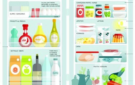 COME E’ MEGLIO ORGANIZZARE IL FRIGORIFERO ?