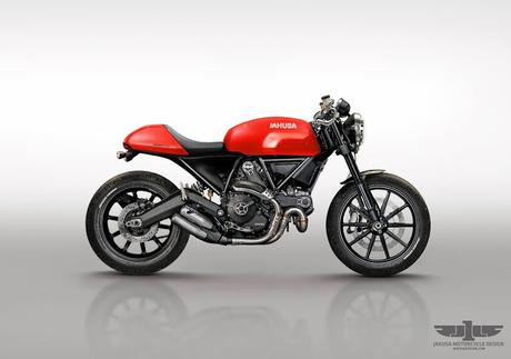 Design Corner - Ducati Scrambler Cafè Racer by Jakusa Design