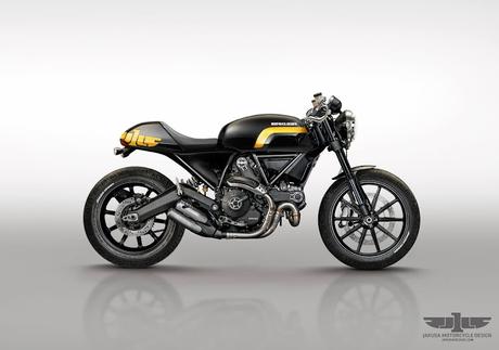 Design Corner - Ducati Scrambler Cafè Racer by Jakusa Design
