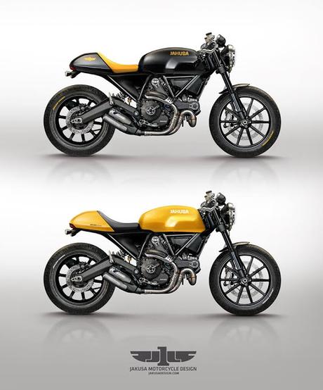 Design Corner - Ducati Scrambler Cafè Racer by Jakusa Design