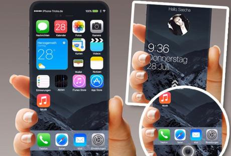 iPhone 7 Concept – iPhone-Tricks se lo immagina così, borderless con iOS 10 installato