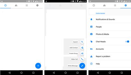 facebook messenger material design