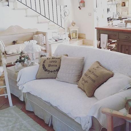 Un’autentica meraviglia shabby chic nella campagna romana