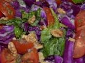 insalata cappuccio rosso. salad with cabbage