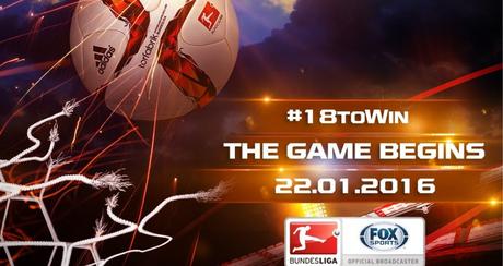 Torna stasera la Bundesliga su Fox Sports con il social game #18ToWin