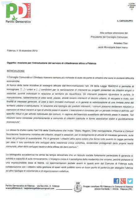 Cittadinanza attiva con sgravio di tributi