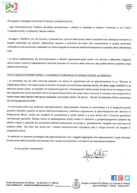 Cittadinanza attiva con sgravio di tributi