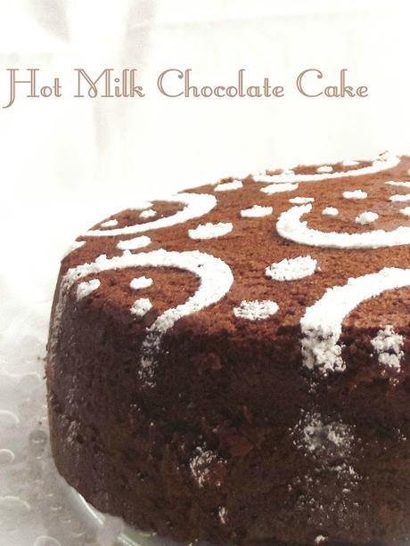 Torta al latte caldo e cioccolato (Hot Milk Chocolate Cake)-la versione definitiva della torta al cioccolato