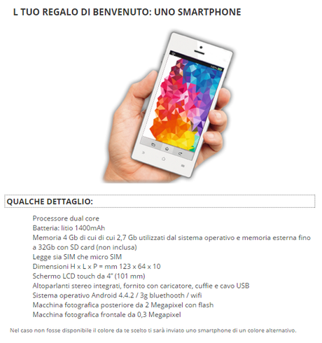 Ottenere uno smartphone a soli 2 euro? Da oggi é possibile!!!