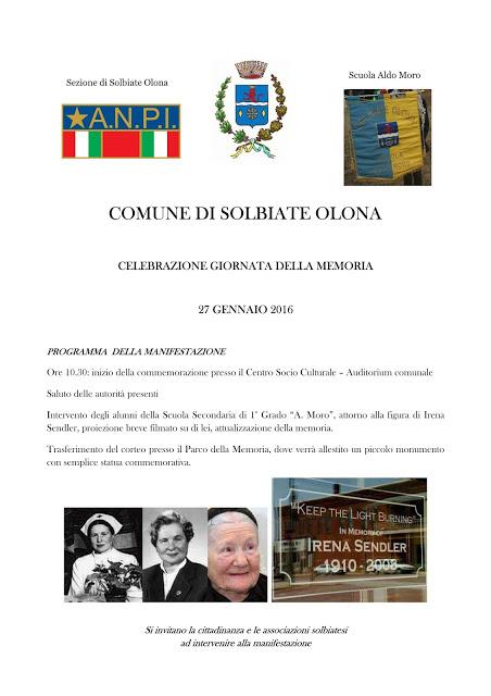 La Giornata della Memoria in Valle Olona