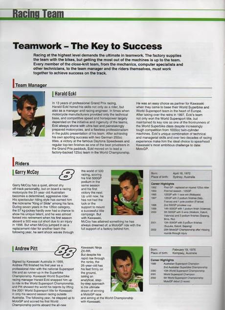 Kawasaki's Official Guidebook MotoGP 2003