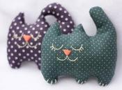 Gatti stoffa cucito creativo Tutorial cartamodelli